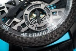 Gaga Milano Watch Vinicius Jr. Skeleton Steel Carbon Limited Edition -Clock More Than Watches gaga milano vinicius jr skeleton steel limited edition 478477