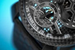 Gaga Milano Watch Vinicius Jr. Skeleton Steel Carbon Limited Edition -Clock More Than Watches gaga milano vinicius jr skeleton steel limited edition 790446