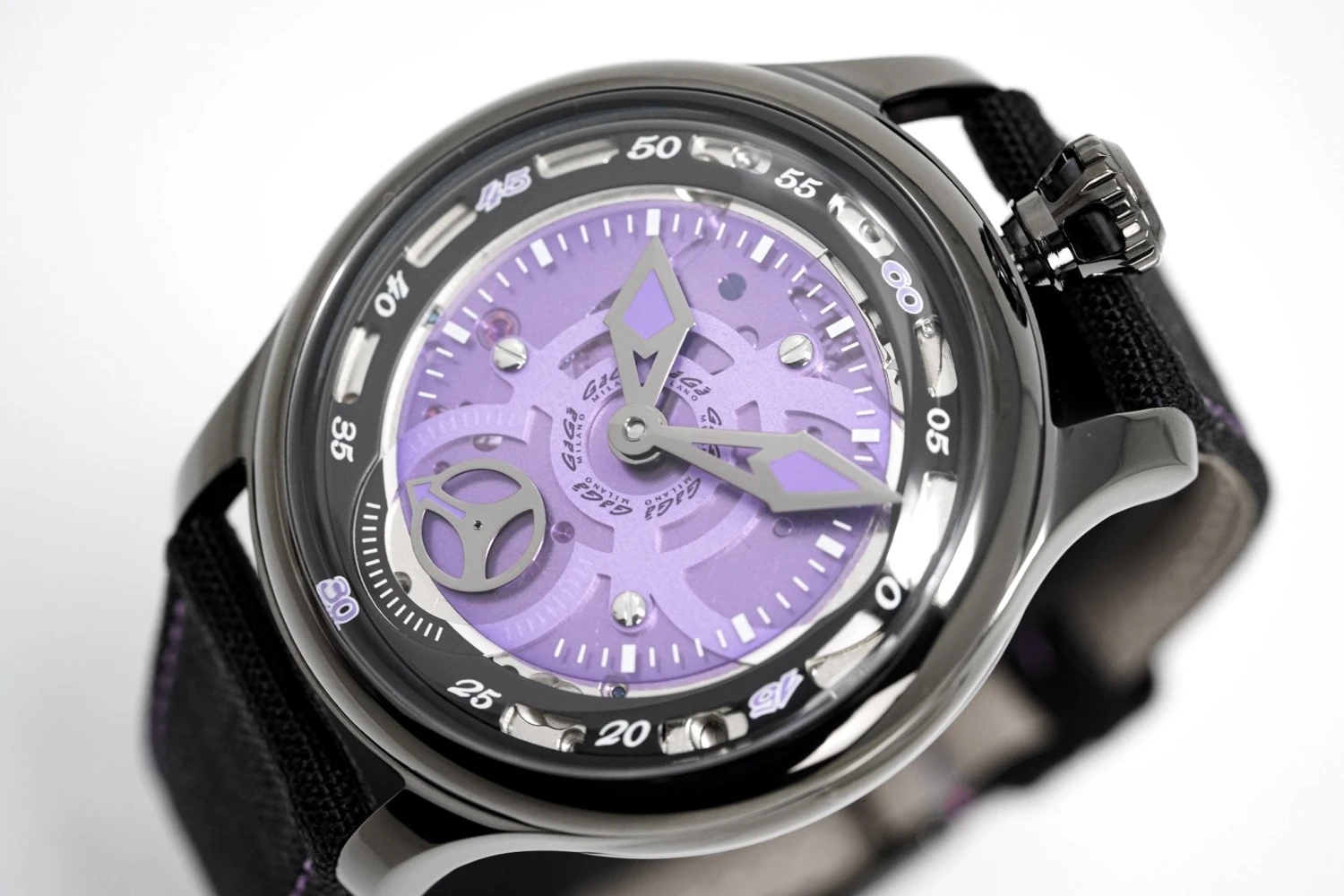 GaGà Milano Watch Classic Steel Gun PVD 8043.01 5 GaGà Milano Watch Classic Steel Gun PVD 8043.01 - Image 3