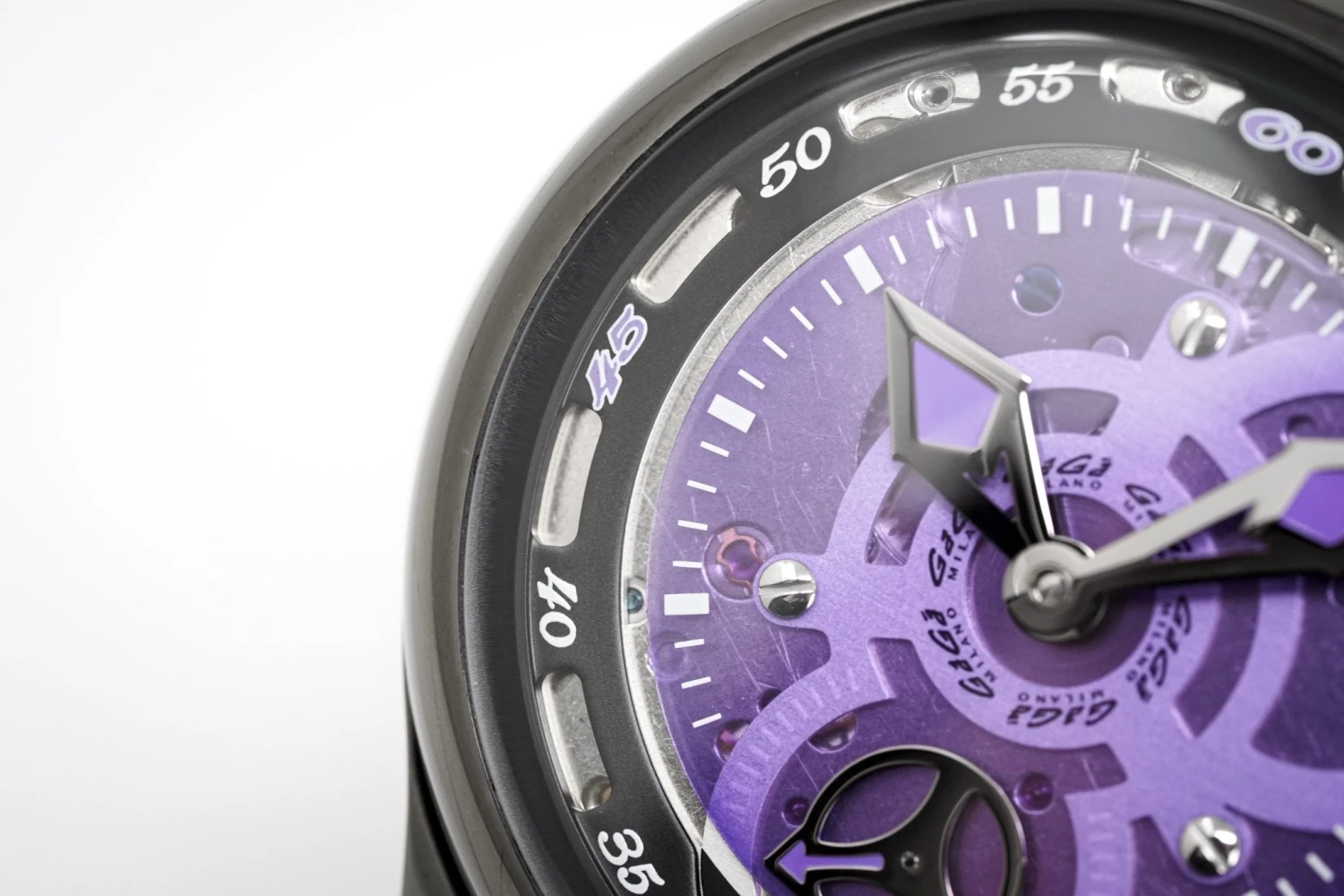 GaGà Milano Watch Classic Steel Gun PVD 8043.01 13 GaGà Milano Watch Classic Steel Gun PVD 8043.01 - Image 11