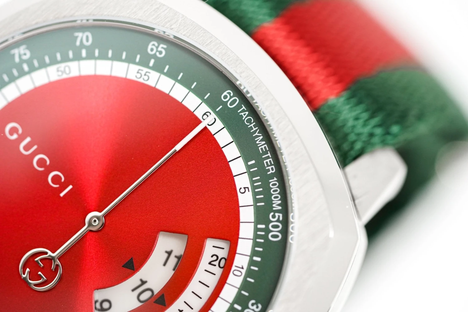 Gucci Grip Watch 40mm Red Green YA157304 11 Gucci Grip Watch 40mm Red Green YA157304 - Image 9