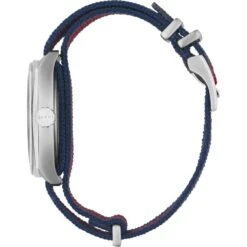 Gucci YA142304 Men's Watch GG2570 Blue Canvas -Clock More Than Watches gucci mens gg2570 stainless steel 41mm blue dial nylon watch p29280 40724 image a30555bc 56cb 42df bbb8 f432dabf77fb
