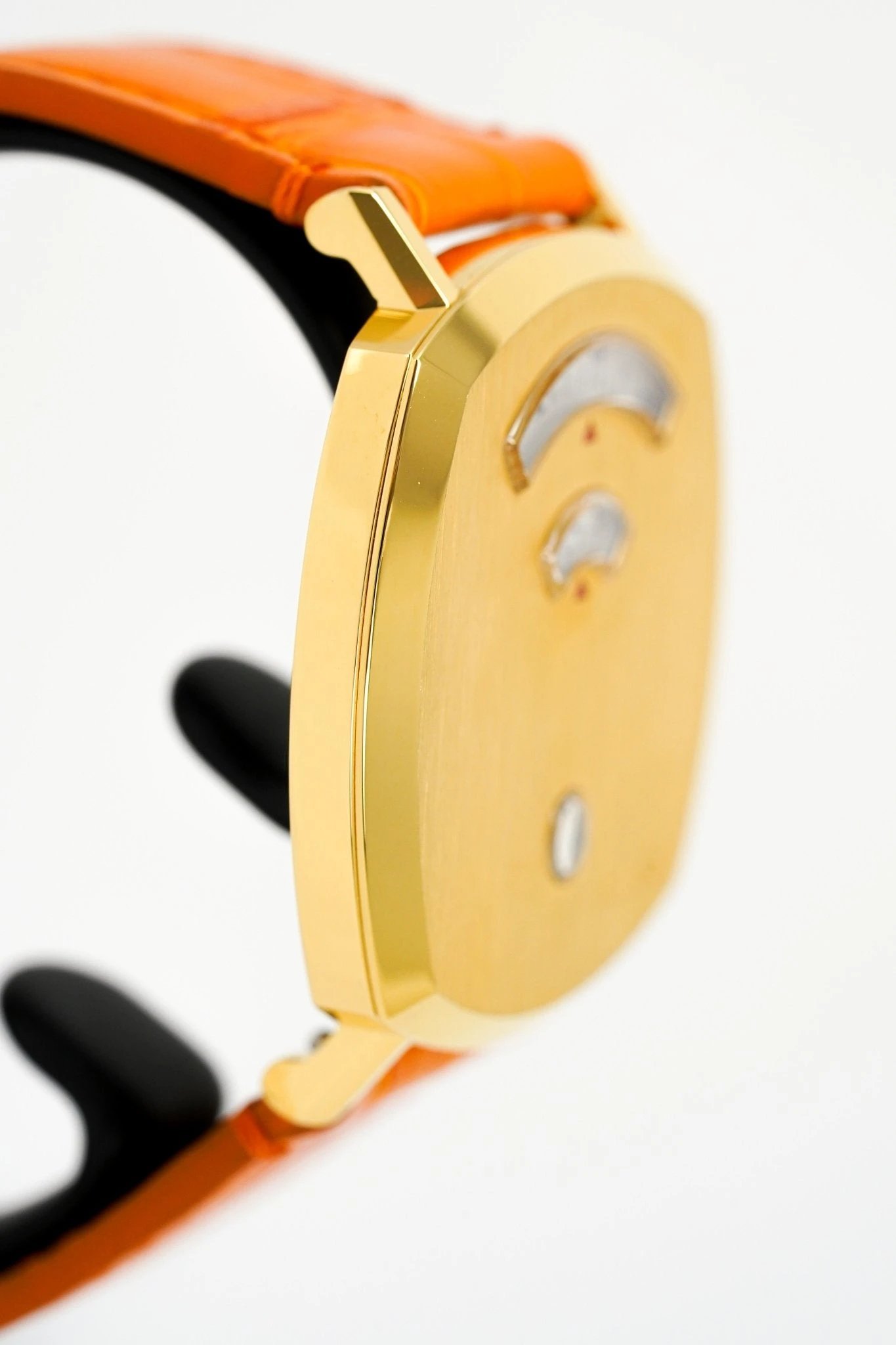 Gucci Watch Grip 38mm Gold PVD Orange Alligator YGA15040 10 Gucci Watch Grip 38mm Gold PVD Orange Alligator YGA15040 - Image 8