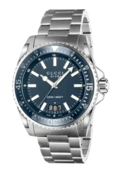 Gucci Watch Dive Men's 45mm Blue YA136203