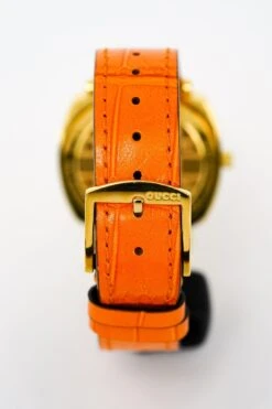 Gucci Watch Grip 35mm Gold PVD Orange Alligator YGA15026 21 Gucci Watch Grip 35mm Gold PVD Orange Alligator YGA15026 -Clock More Than Watches gucci watch grip 35mm gold pvd orange alligator yga15026 444690