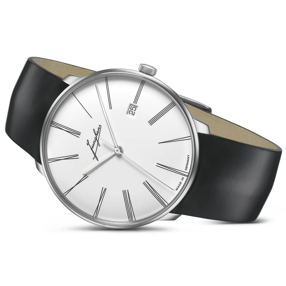 Junghans Meister Fein Automatic Edition Erhard Men's White 27/9300.00 6 Junghans Meister Fein Automatic Edition Erhard Men's White 27/9300.00 - Image 4