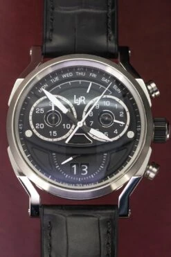 L&Jr Men's Watch Chronograph Day And Date Black S1502 -Clock More Than Watches ljr chronograph day and date black 285695