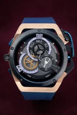 Mazzucato Reversible Watch RIM Rose Gold -Clock More Than Watches mazzucato reversible rim rose gold 949746