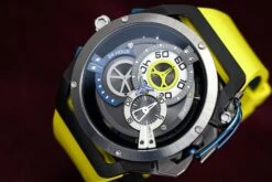 Mazzucato Reversible Watch RIM Yellow -Clock More Than Watches mazzucato reversible rim yellow 574593