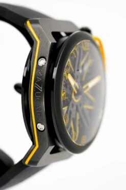 Mazzucato Watch Automatic RIM GT Yellow GT1-YL 34 Mazzucato Watch Automatic RIM GT Yellow GT1-YL -Clock More Than Watches mazzucato rim gt mens chronograph watch yellow gt1 yl 835927