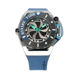 Mazzucato Automatic Reversible Watch Scuba Blue Green