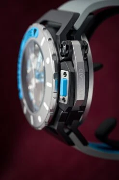 Mazzucato Automatic Reversible Watch Scuba Blue Grey -Clock More Than Watches mazzucato rim scuba blue grey 228634