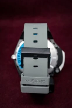 Mazzucato Automatic Reversible Watch Scuba Blue Grey -Clock More Than Watches mazzucato rim scuba blue grey 621500