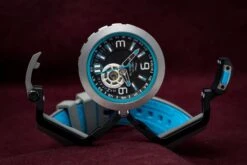 Mazzucato Automatic Reversible Watch Scuba Blue Grey -Clock More Than Watches mazzucato rim scuba blue grey 645651