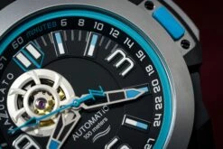 Mazzucato Automatic Reversible Watch Scuba Blue Grey -Clock More Than Watches mazzucato rim scuba blue grey 663293