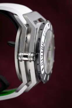 Mazzucato Automatic Reversible Watch Scuba White Green -Clock More Than Watches mazzucato rim scuba white green 952963