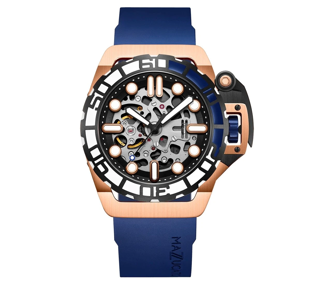 Mazzucato RIM SUB Men's Automatic Watch Blue SK2-RG 3 Mazzucato RIM SUB Men's Automatic Watch Blue SK2-RG