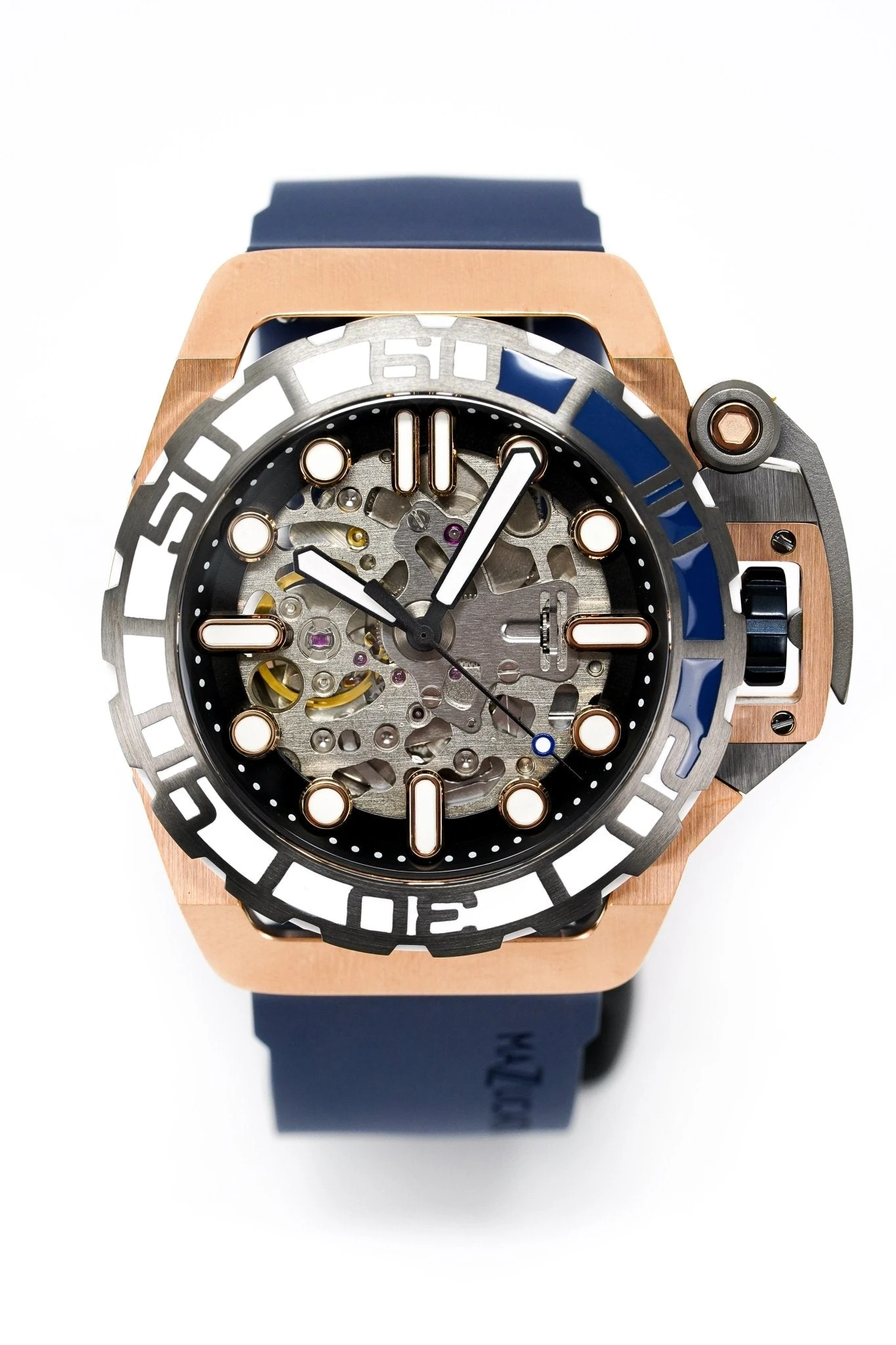 Mazzucato RIM SUB Men's Automatic Watch Blue SK2-RG 9 Mazzucato RIM SUB Men's Automatic Watch Blue SK2-RG - Image 7