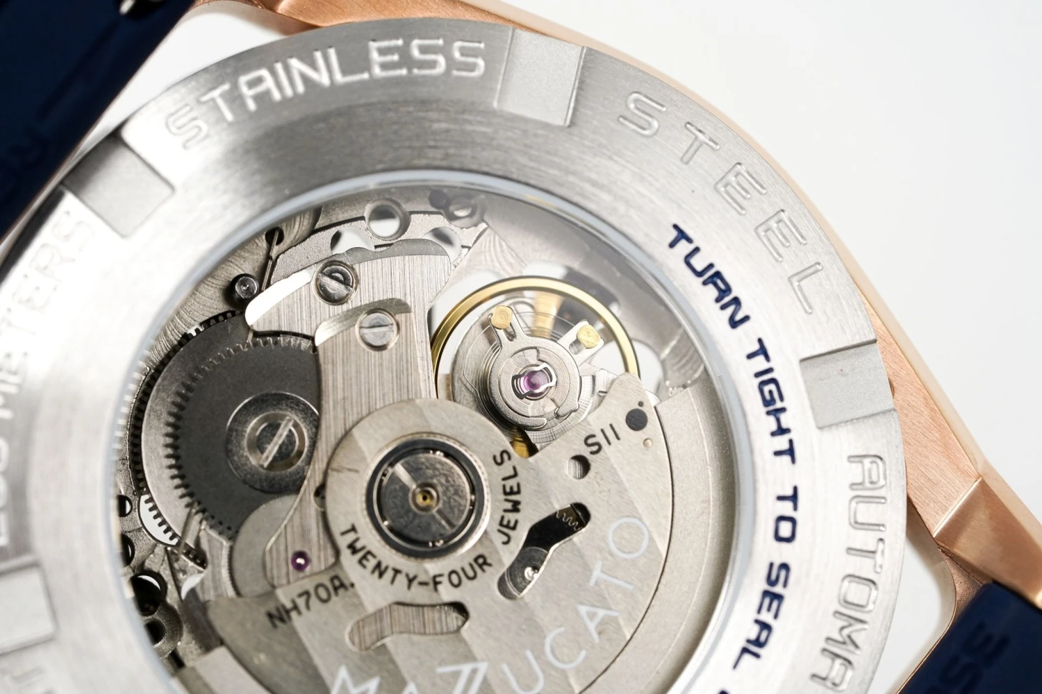 Mazzucato RIM SUB Men's Automatic Watch Blue SK2-RG 19 Mazzucato RIM SUB Men's Automatic Watch Blue SK2-RG - Image 17