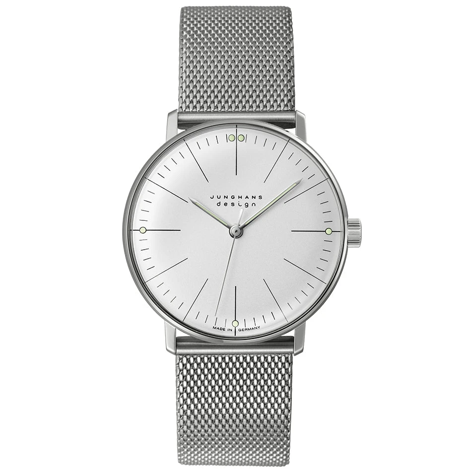 Junghans Max Bill Hand-winding Ladies Silver Watch 27/3004.46 3 Junghans Max Bill Hand-winding Ladies Silver Watch 27/3004.46