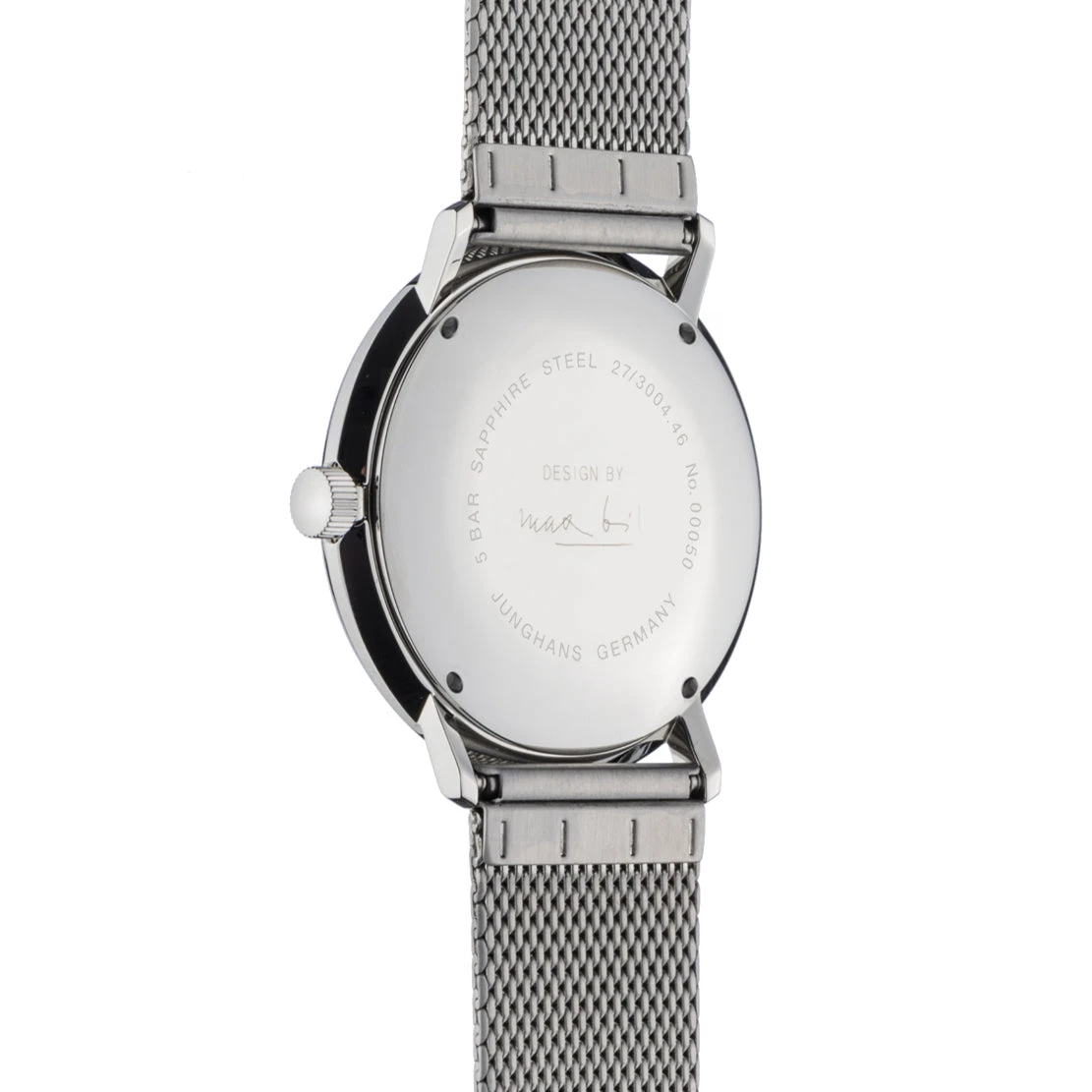 Junghans Max Bill Hand-winding Ladies Silver Watch 27/3004.46 5 Junghans Max Bill Hand-winding Ladies Silver Watch 27/3004.46 - Image 3