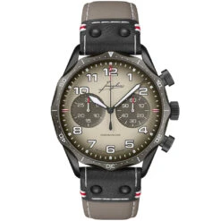 Junghans Meister Pilot Chronoscope Men's Desert Watch 27/3398.00