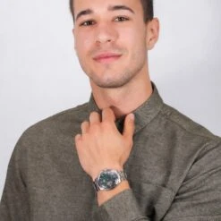 Orient Bambino 2nd Generation Men's Green Watch RA-AG0026E30B -Clock More Than Watches mechanical watch orient bambino 2nd generation men s silver watch ra ag0026e10b 7