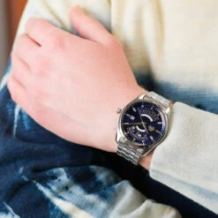 Orient Multi-Year Calendar Men's Silver Watch RA-BA0003L30B -Clock More Than Watches mechanical watch orient multi year calendar men s silver watch ra ba0003l10b 8