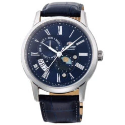 Orient Sun And Moon Men's Blue Watch RA-AK0011D30B