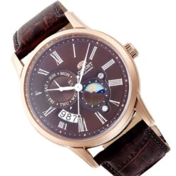 Orient Sun And Moon Men's Brown Watch RA-AK0009T30B -Clock More Than Watches mechanical watch orient sun and moon men s brown watch ra ak0009t10b 3