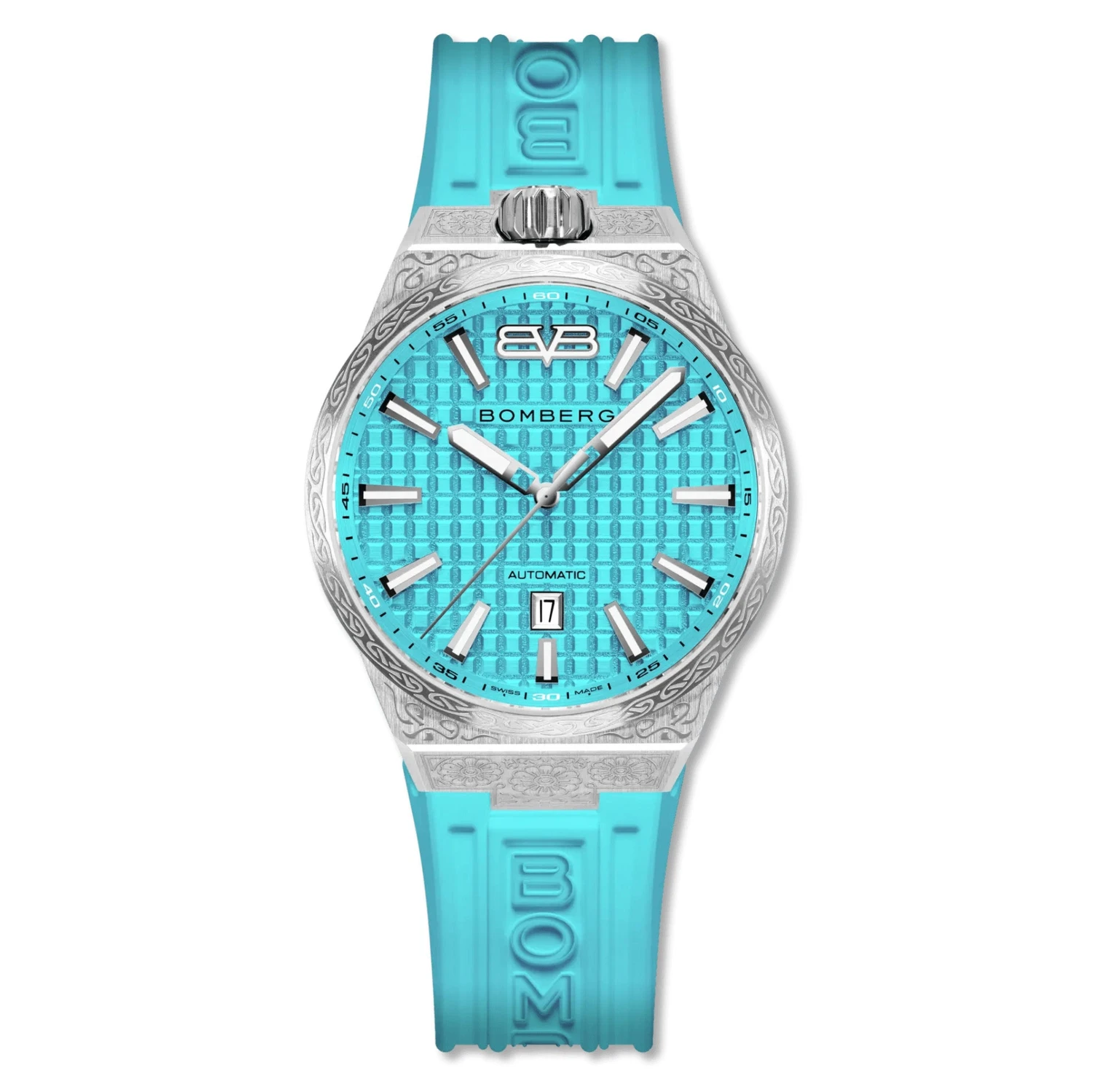 Bomberg Men's Bolt-68 NEO Automatic Teal Lagoon Watch BF43ASS.12-6.12 12 Bomberg Men's Bolt-68 NEO Automatic Teal Lagoon Watch BF43ASS.12-6.12 - Image 10