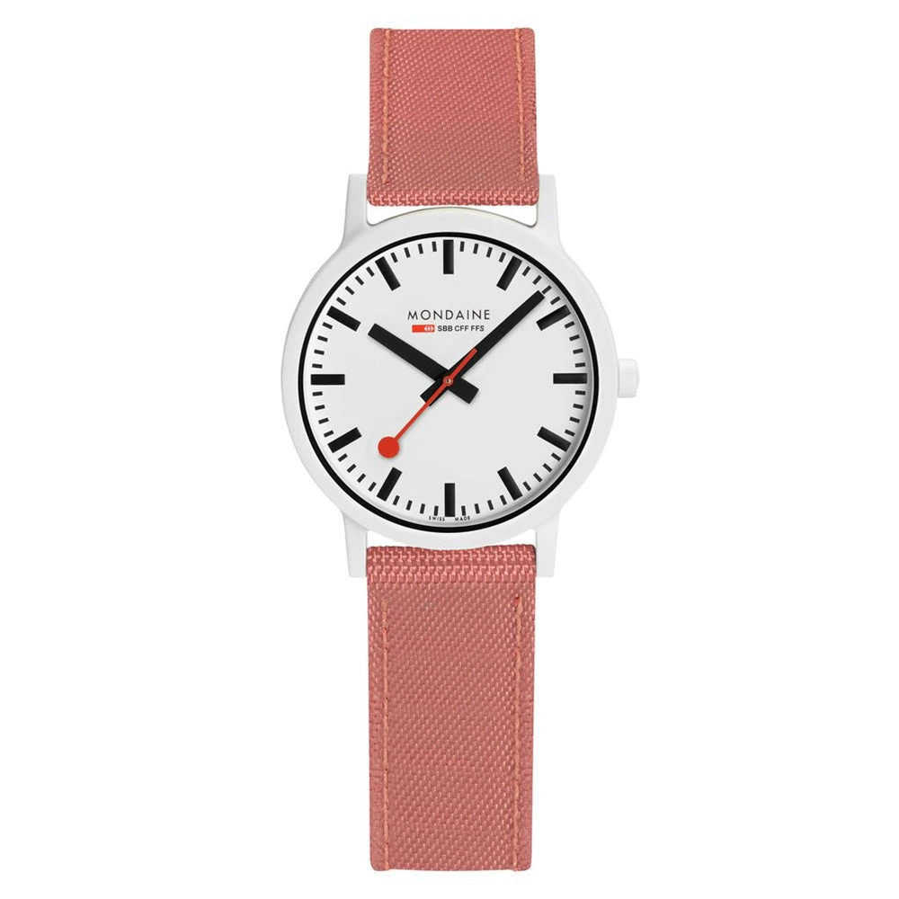 Mondaine Ladies Watch Essence White Pink MS1.32111.LP 3 Mondaine Ladies Watch Essence White Pink MS1.32111.LP