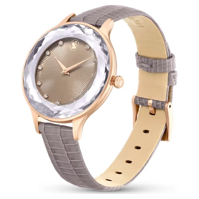 Swarovski Octea Nova Ladies Rose Gold-Tone Taupe Watch 5649999 4 Swarovski Octea Nova Ladies Rose Gold-Tone Taupe Watch 5649999 - Image 2
