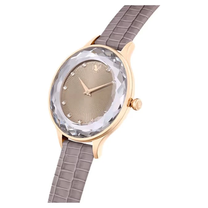 Swarovski Octea Nova Ladies Rose Gold-Tone Taupe Watch 5649999 6 Swarovski Octea Nova Ladies Rose Gold-Tone Taupe Watch 5649999 - Image 4