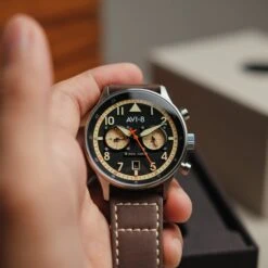 AVI-8 Carey Dual Time Manston Watch AV-4088-01 -Clock More Than Watches pilot watch avi 8 carey dual time manston watch av 4088 01 6