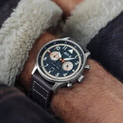 AVI-8 Carey Dual Time Manston Watch AV-4088-01 -Clock More Than Watches pilot watch avi 8 carey dual time manston watch av 4088 01 7