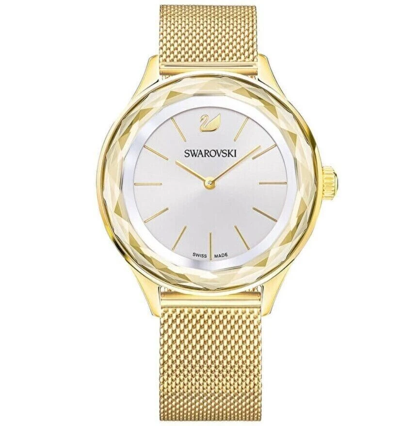 Swarovski Watch Octea Nova Mini Gold Mesh 5430417 3 Swarovski Watch Octea Nova Mini Gold Mesh 5430417