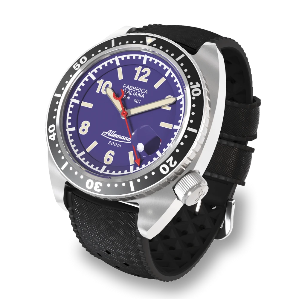 Allemano 1973 Shark Diver Men's Violet Watch SH-A-1973-P-V-DP 4 Allemano 1973 Shark Diver Men's Violet Watch SH-A-1973-P-V-DP - Image 2
