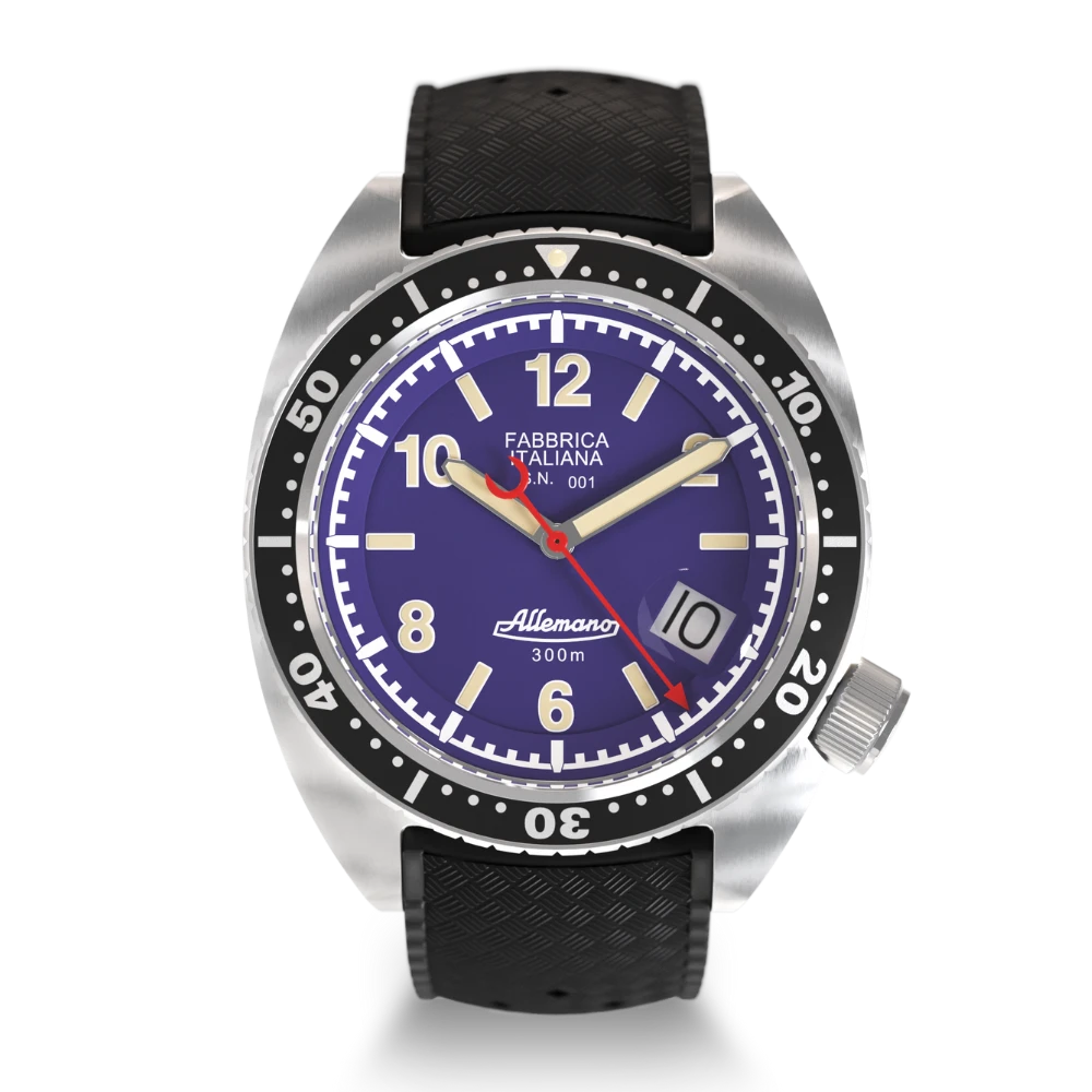 Allemano 1973 Shark Diver Men's Violet Watch SH-A-1973-P-V-DP 3 Allemano 1973 Shark Diver Men's Violet Watch SH-A-1973-P-V-DP
