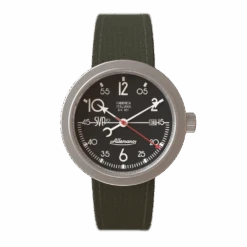 Allemano 1919 Men's Green Black Watch DAY-SVA-10-B