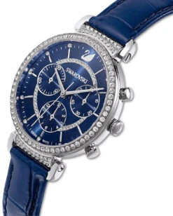 Swarovski Watch Passage Chrono Blue 5580342 -Clock More Than Watches swv 287 swarovski watch passage chrono 5580342 4 jpg