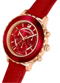 Swarovski Octea Lux Chrono Ladies Red Watch 5646975 -Clock More Than Watches swv 329 swarovski watch octea lux chrono 5646975 4