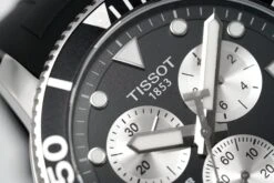 Tissot Chronograph Watch SEASTAR 1000 Black Rubber T1204171705100 -Clock More Than Watches tissot chronograph watch seastar 1000 black rubber t1204171705100 561345