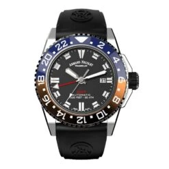 Armand Nicolet JS9-44 GMT Orange And Blue Bezel