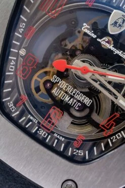 Tonino Lamborghini Spyderleggero Skeleton Watch Red TLF-T06-2 -Clock More Than Watches tonino lamborghini automatic spyderleggero skeleton red 360937