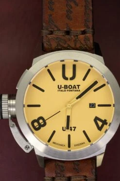 U-Boat Watch Classico U-47 Date Beige 8106 -Clock More Than Watches u boat classico u 47 date beige 684192