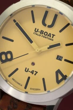U-Boat Watch Classico U-47 Date Beige 8106 -Clock More Than Watches u boat classico u 47 date beige 812556