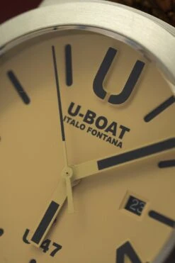 U-Boat Watch Classico U-47 Date Beige 8106 -Clock More Than Watches u boat classico u 47 date beige 840344