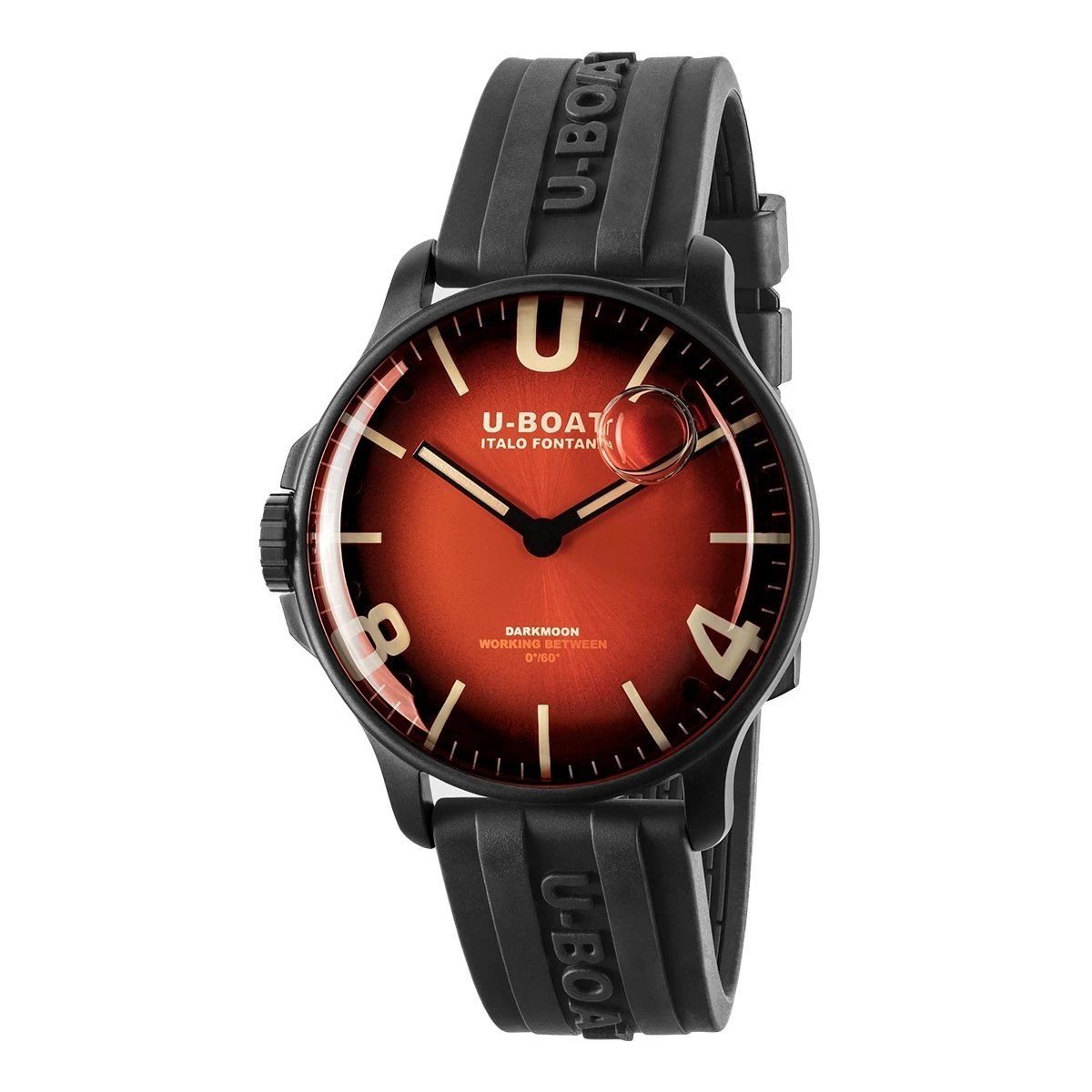 U-Boat Watch Darkmoon 44 Cardinal Red IP Black - 2022 EDITION 8697/B 3 U-Boat Watch Darkmoon 44 Cardinal Red IP Black - 2022 EDITION 8697/B
