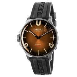 U-Boat Watch Darkmoon 44 Elegant Brown Steel 8703/B